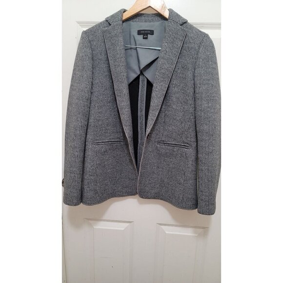 Ann Taylor Gray Blazer Tailored Fit Professional - Picture 5 of 13